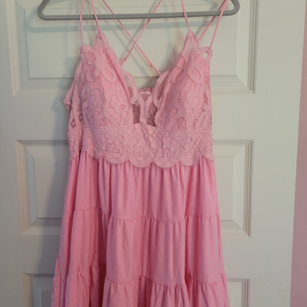 Pink Ruffle top - Picture 3 of 3